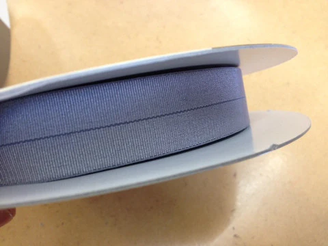 18mm Stretch Fold-Over Binding - Silver Grey - Image 2