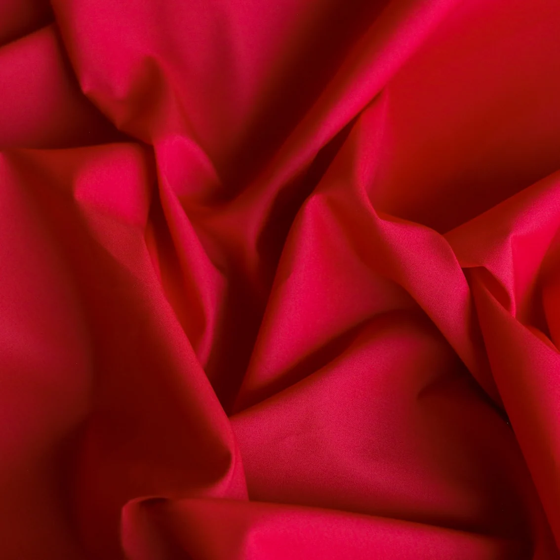 Adele Red Poplin - Image 2