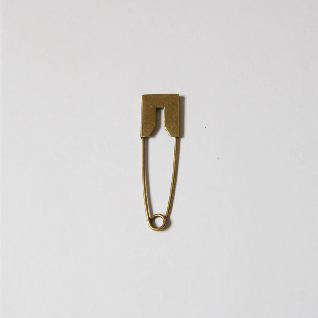 Modern Kilt Pin Antique Gold - 7.5cm (3") - Image 2