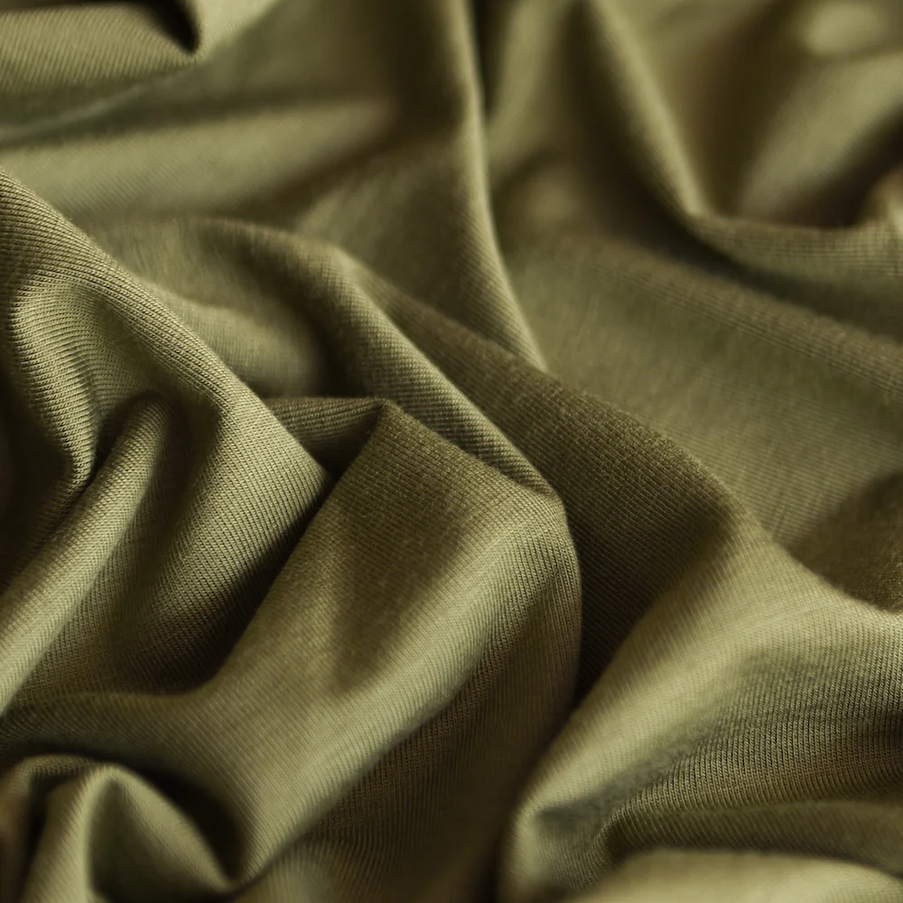 Bamboo Jersey Knit - Daintree Green (250gsm) - Image 2