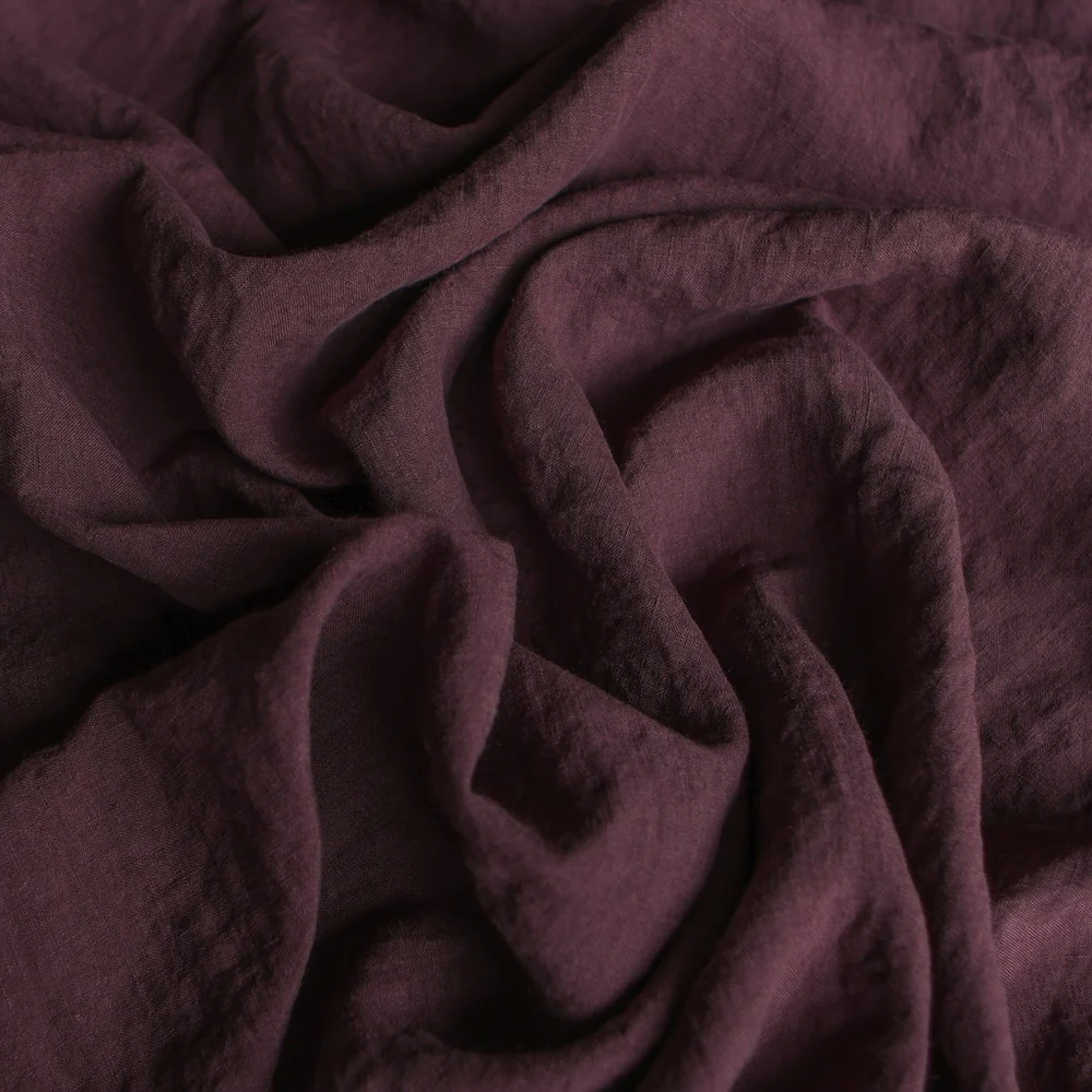 Bedford Plum Washed Linen - Image 2