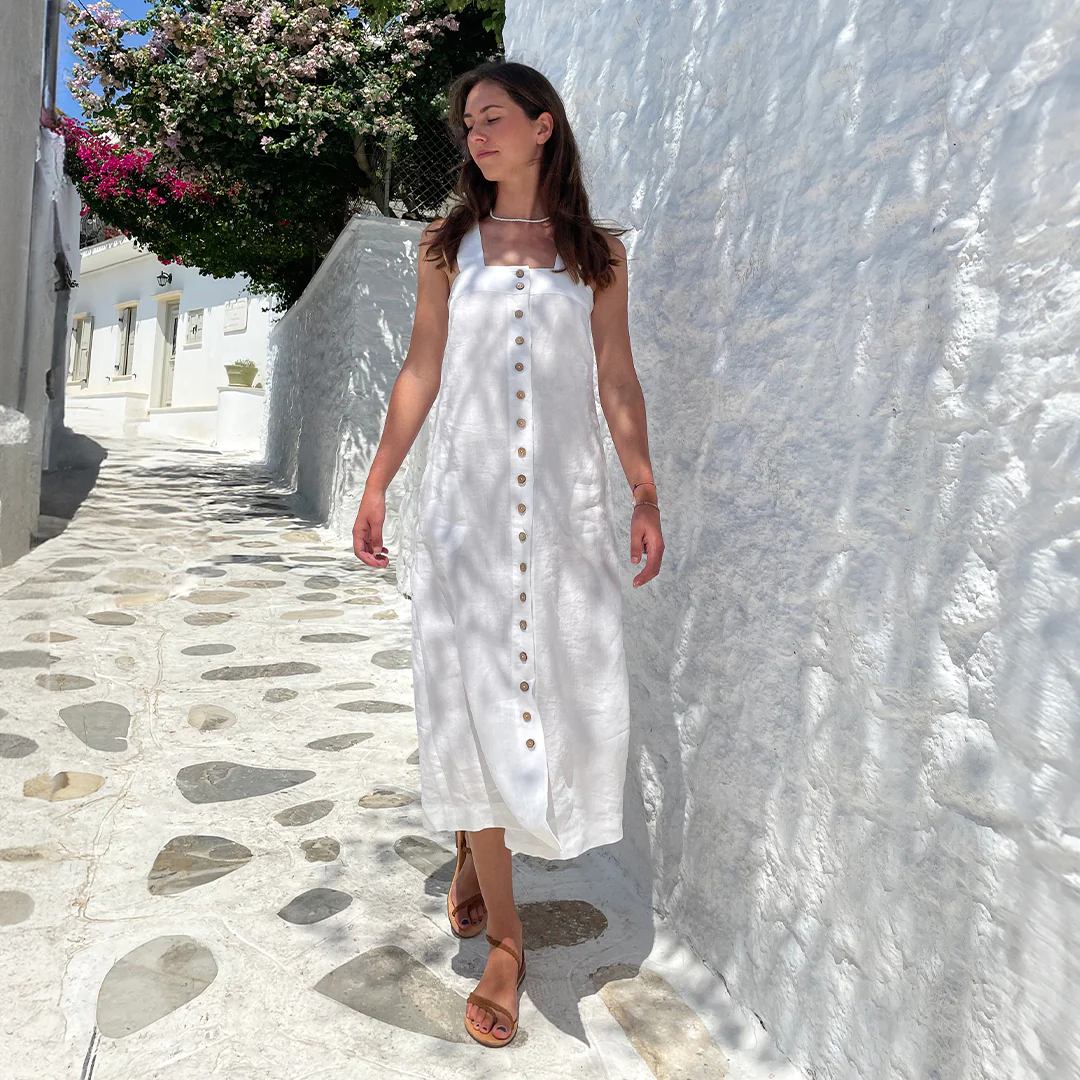 Bedford White Washed Linen - Image 3