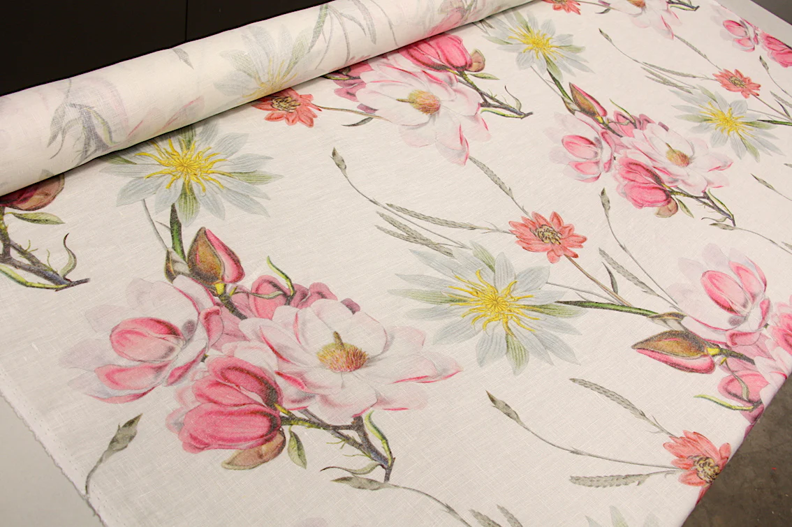 Bellissimi Fiori - Printed Linen - Image 3