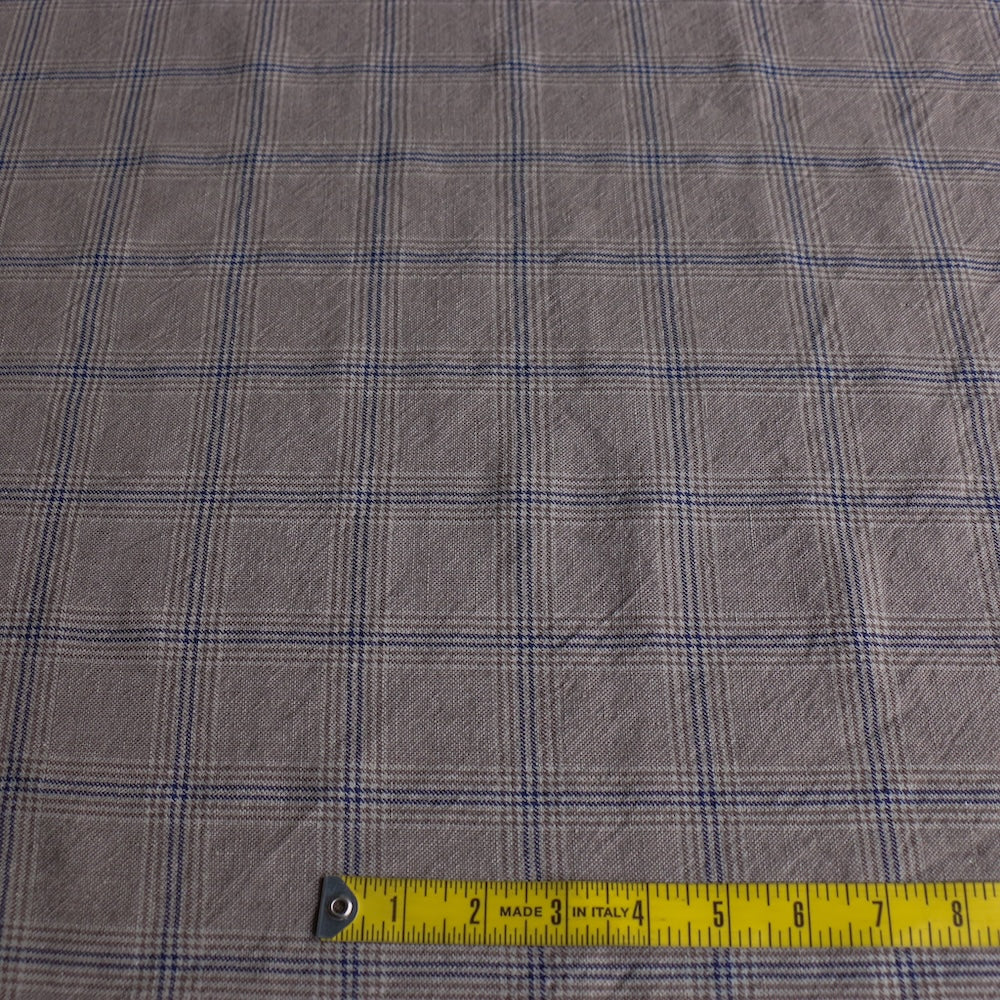 Beluga Check Linen/Wool - Image 3