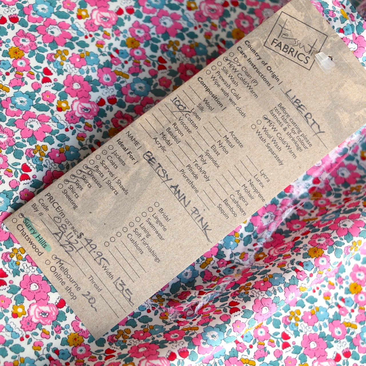 Betsy Ann Pink - Liberty Tana Lawn™ - Image 5