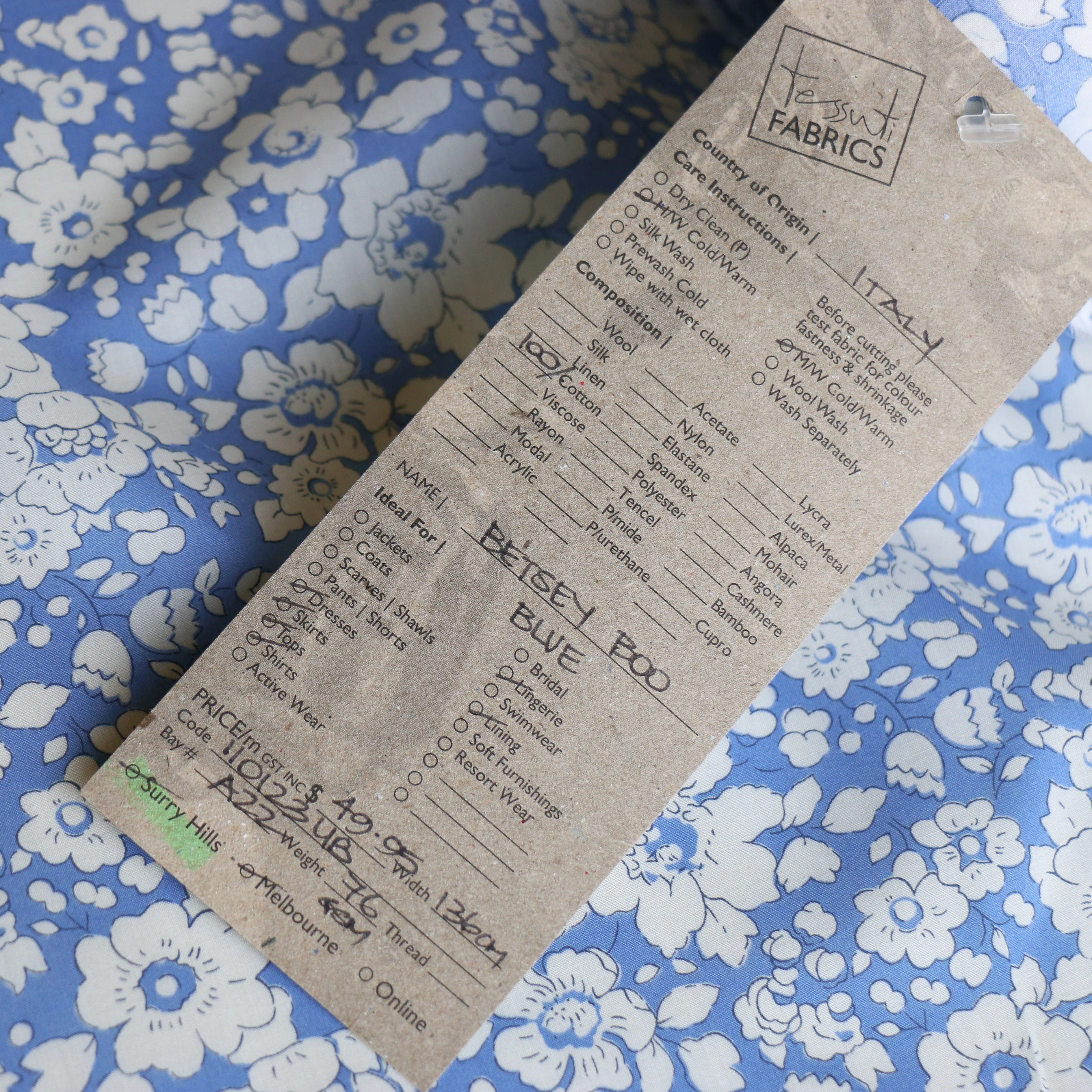 Betsy Boo Blue Liberty Tana Lawn™ - Image 5
