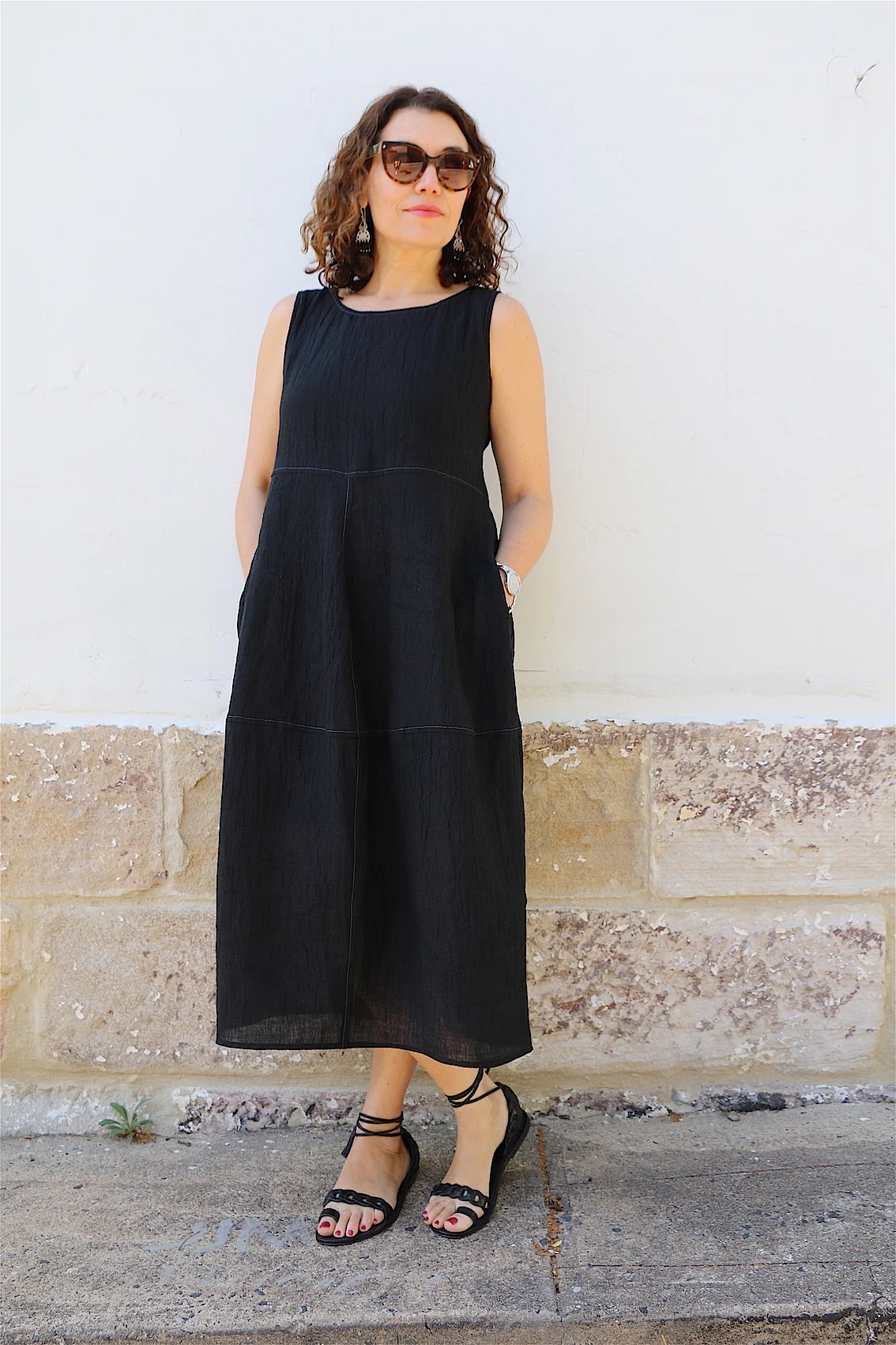 Black Crush - Crinkle Linen - Image 4