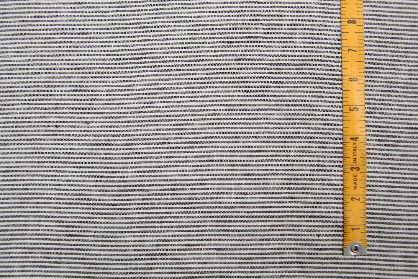 Black Night Stripe Linen - Image 2
