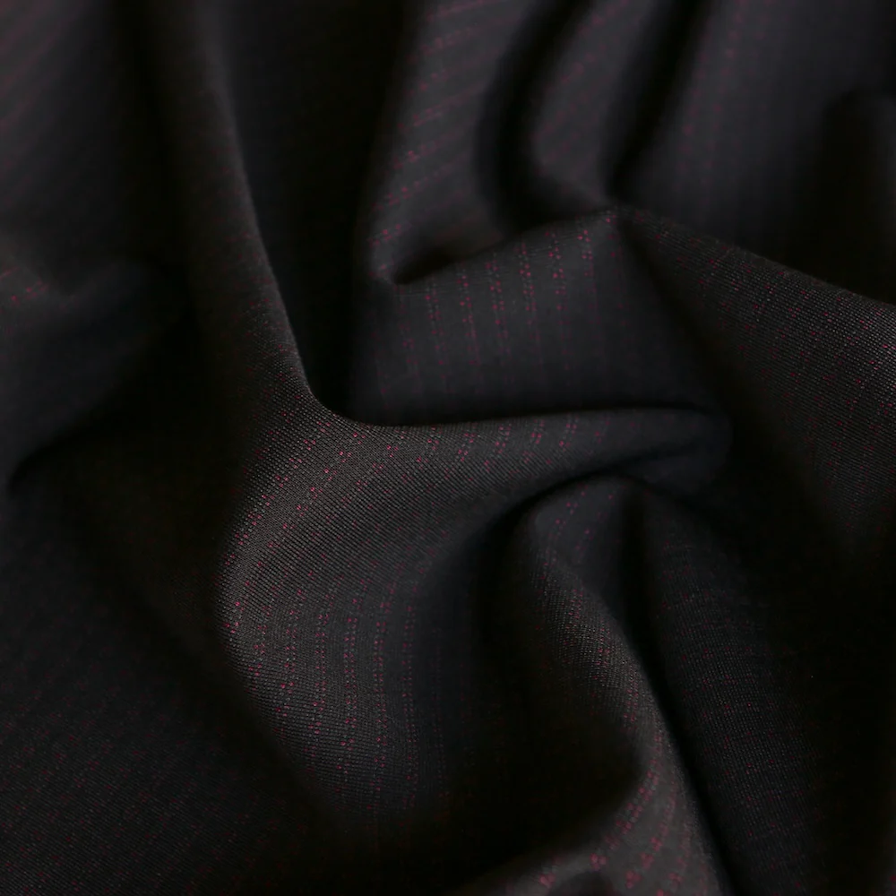 Milana Black/Red Striped Ponti - Image 2