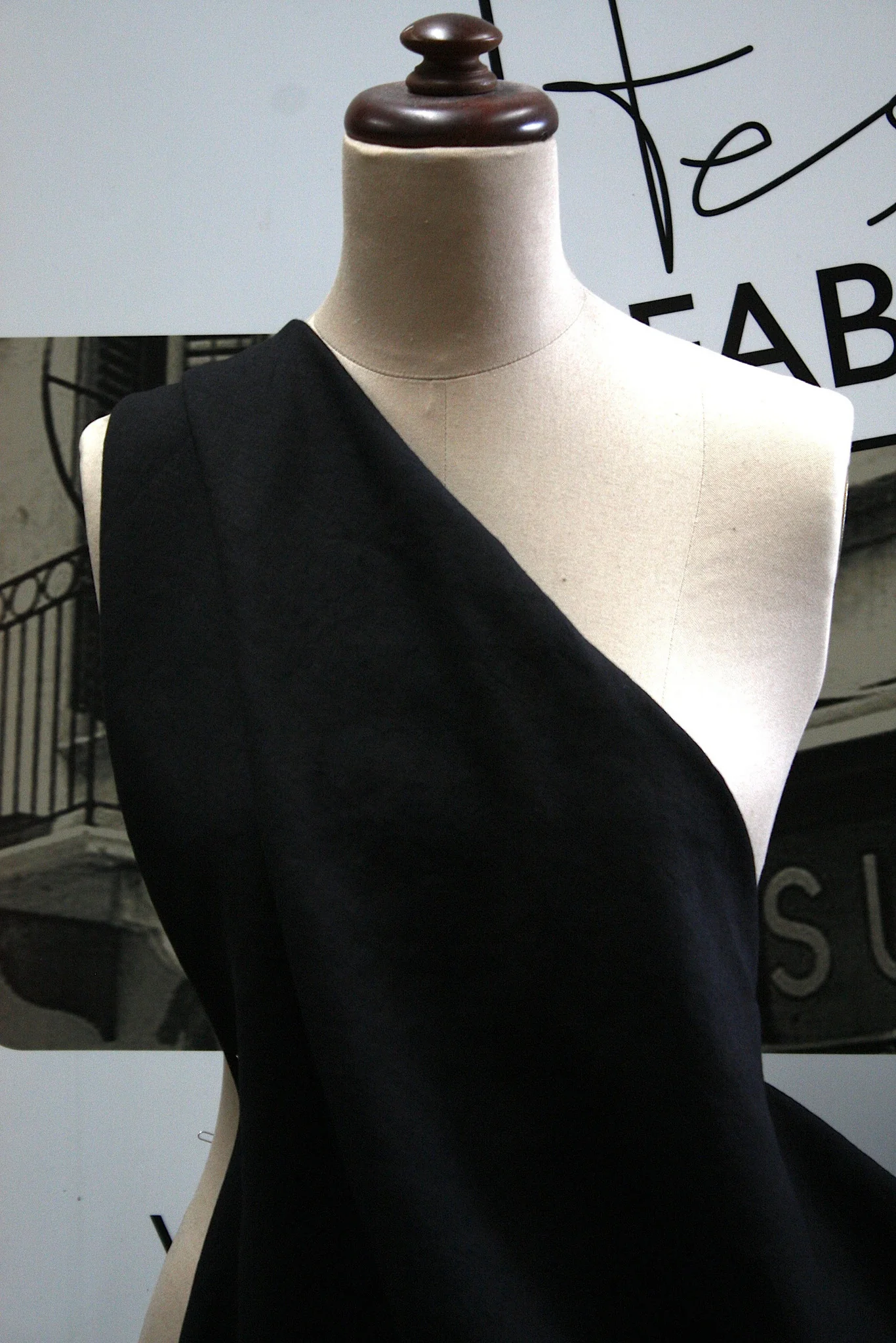 Wainscot Black - Vintage Wash Linen - Image 4