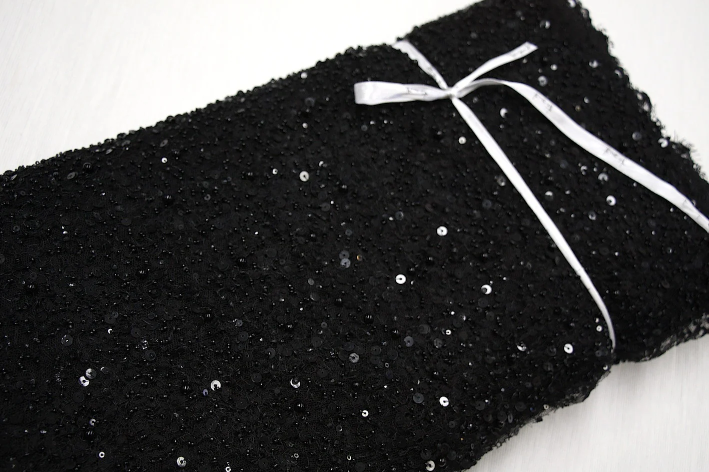 Blanche Beaded Black
