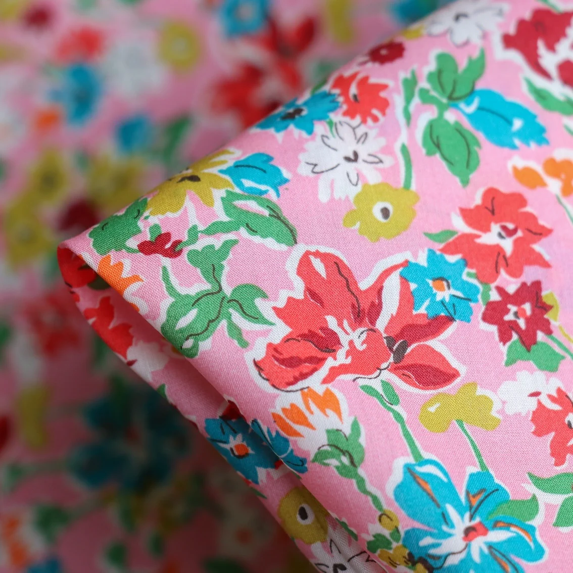 California Bloom Pink - Liberty Tana Lawn™