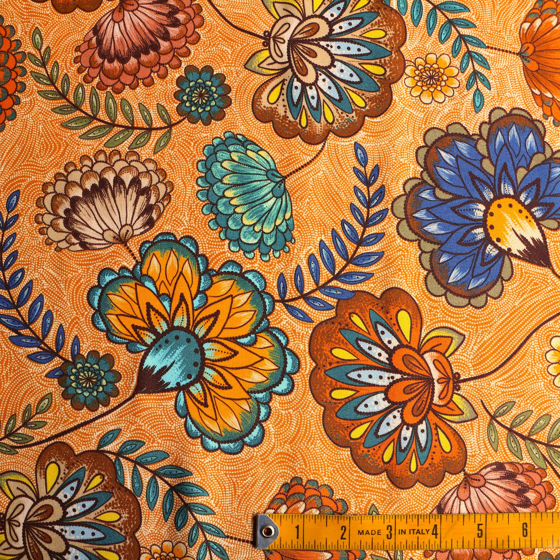 Carmen Orange Viscose Poplin - Image 3