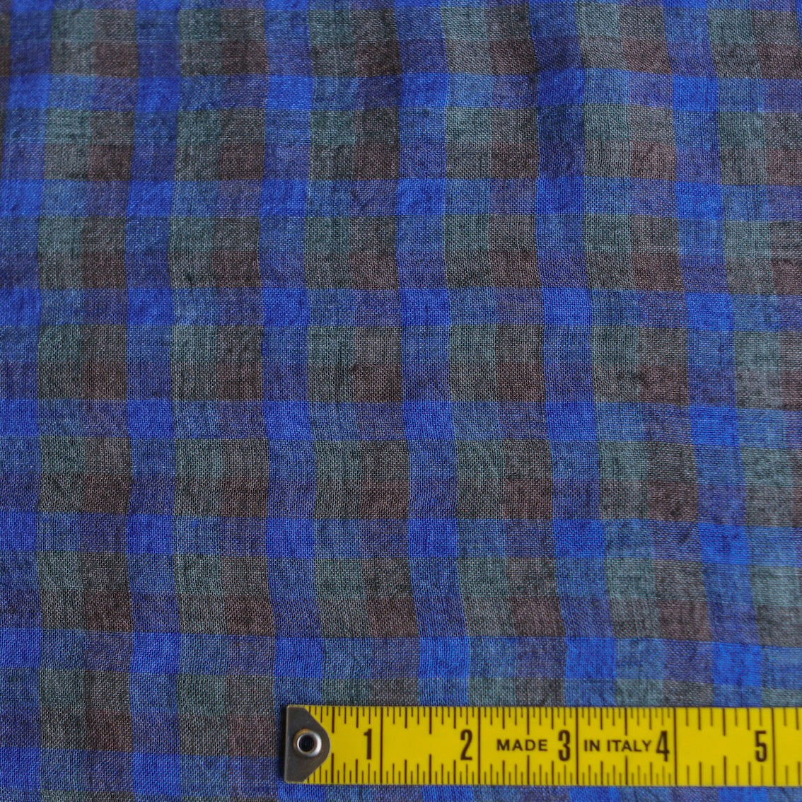 Checked Evie Washed Linen - Image 3