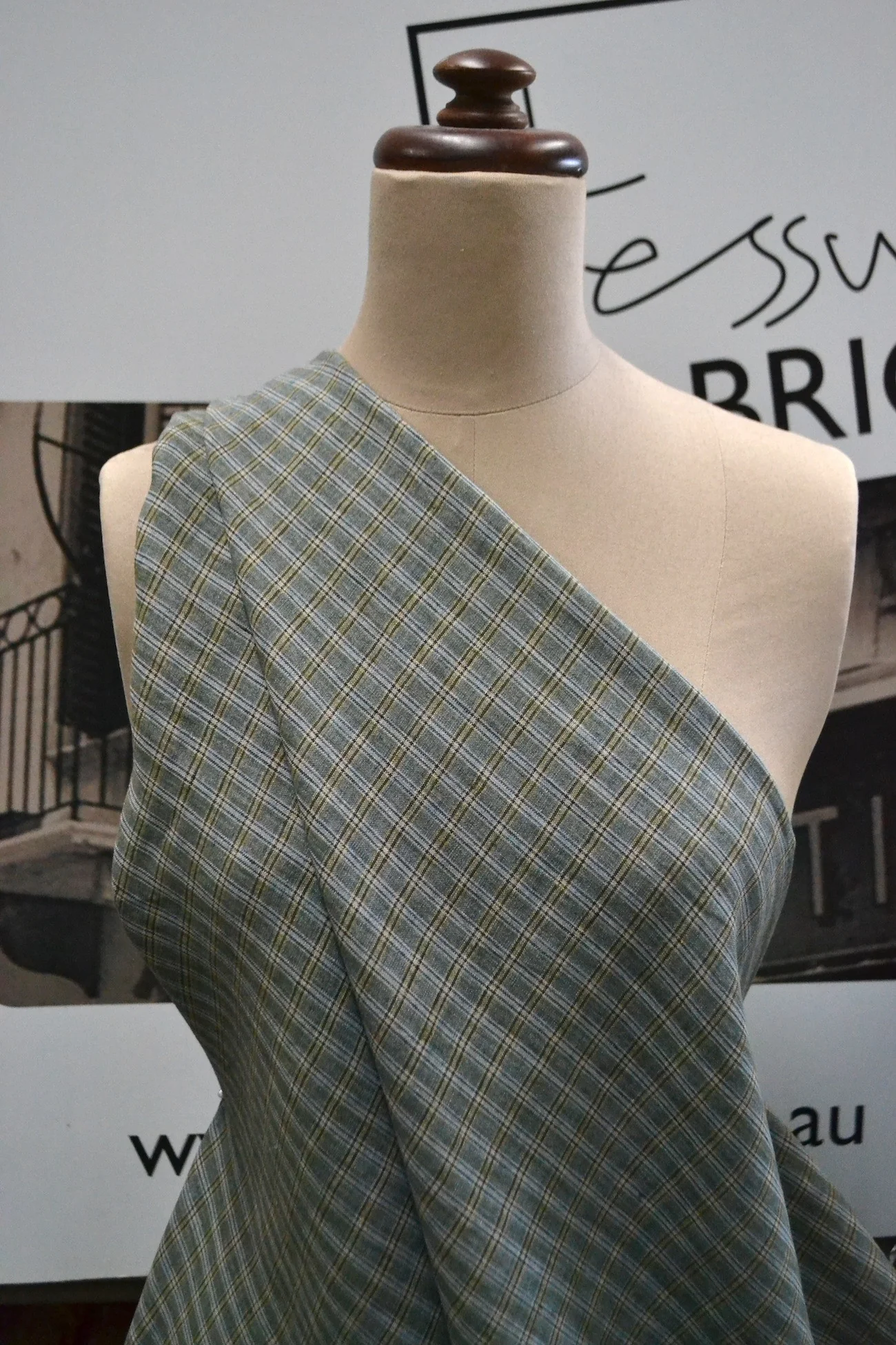 Checked Verde Lino - Image 5