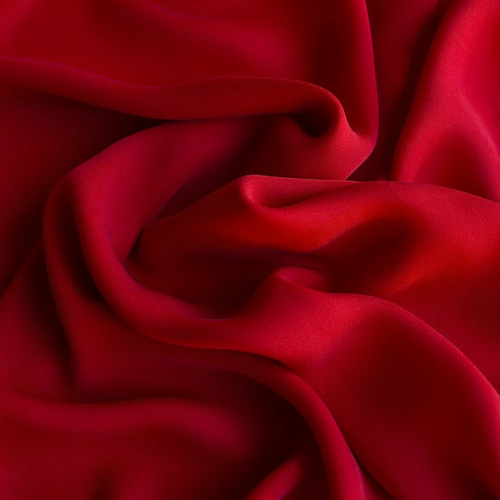 Chilli Silk Double Georgette - Image 2
