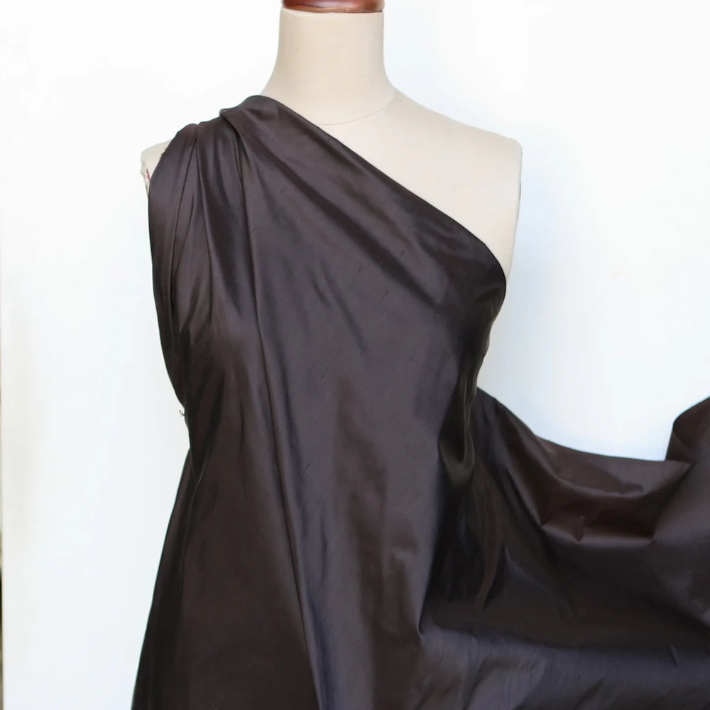 Chocolate Silk Dupion - Image 3