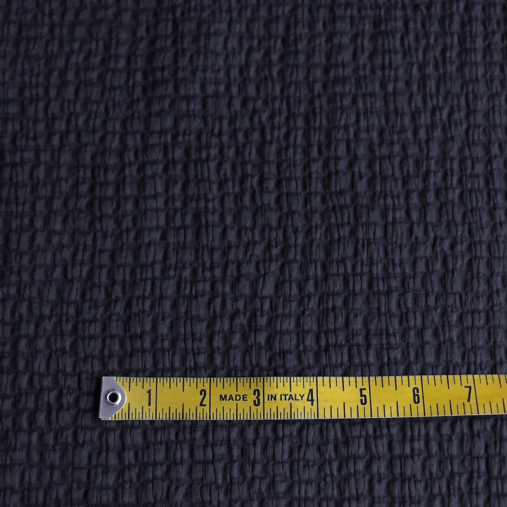 Cloque Grid Brocade Midnight - Image 3