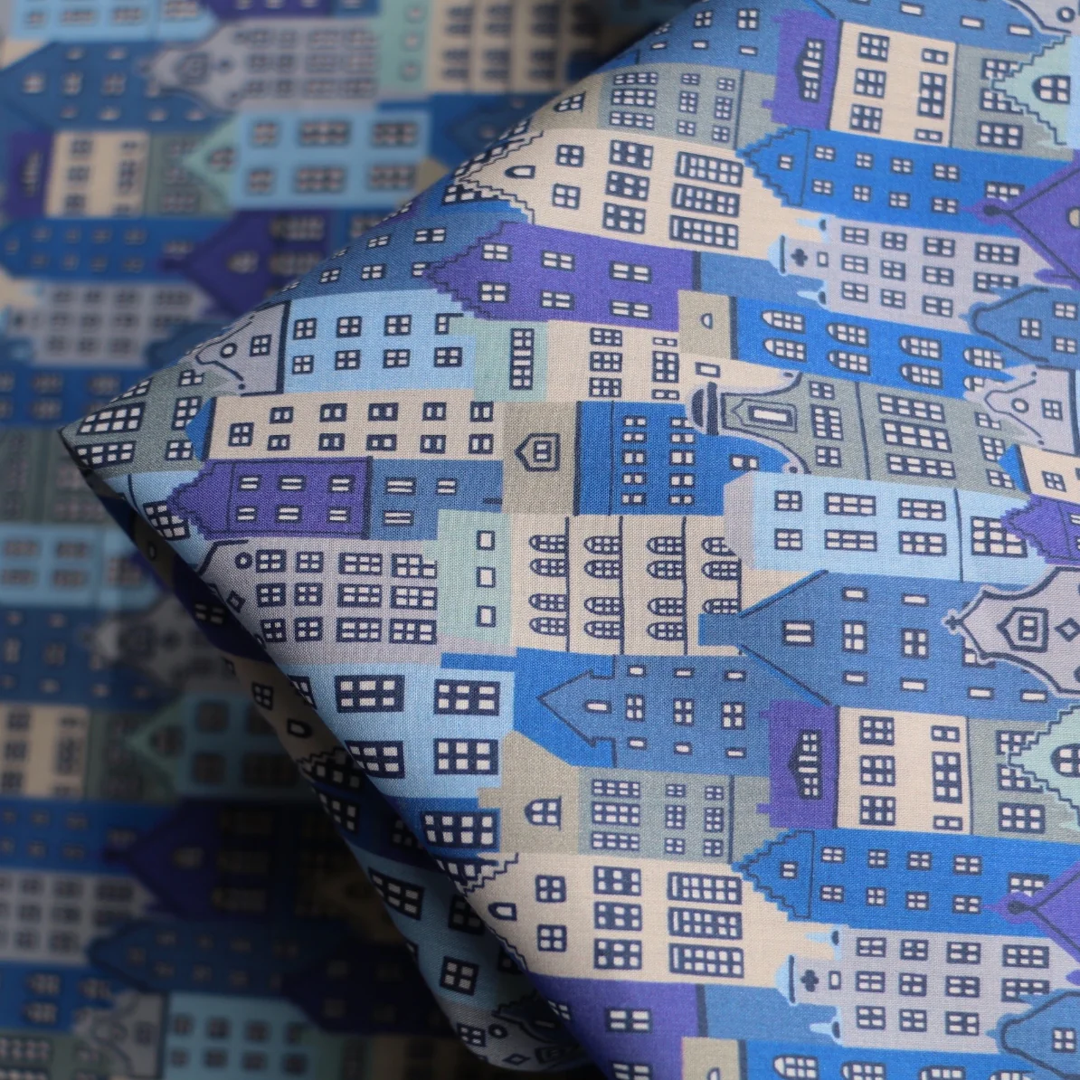 Copenhagen Street Blue - Liberty Tana Lawnâ„¢
