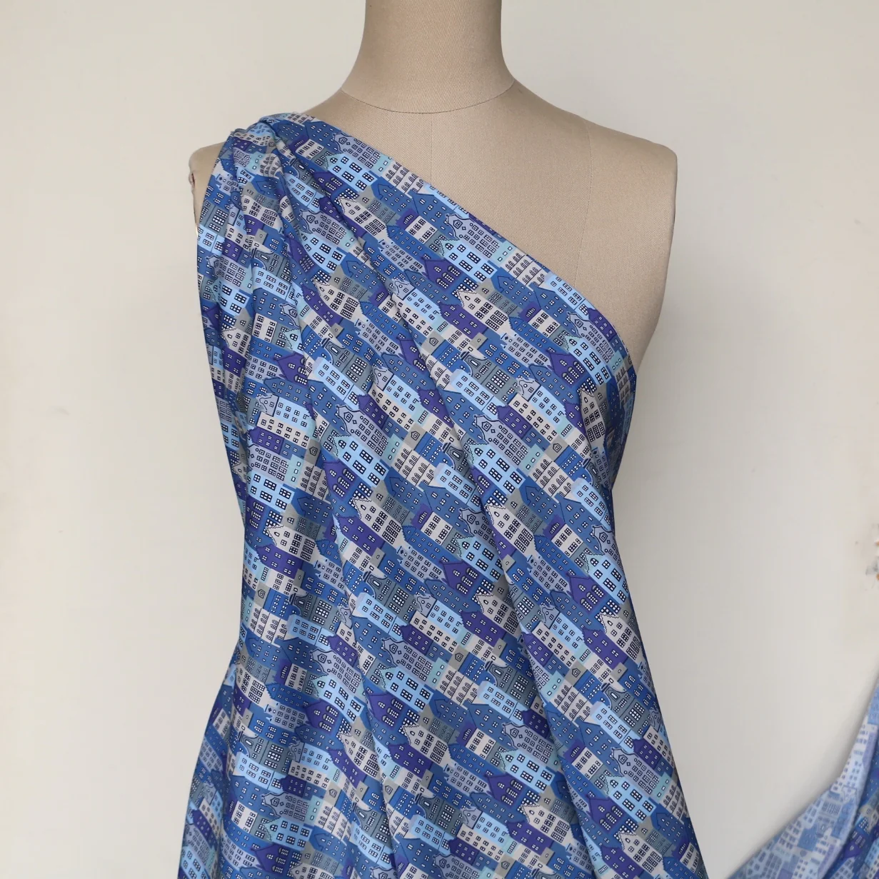 Copenhagen Street Blue - Liberty Tana Lawnâ„¢ - Image 5