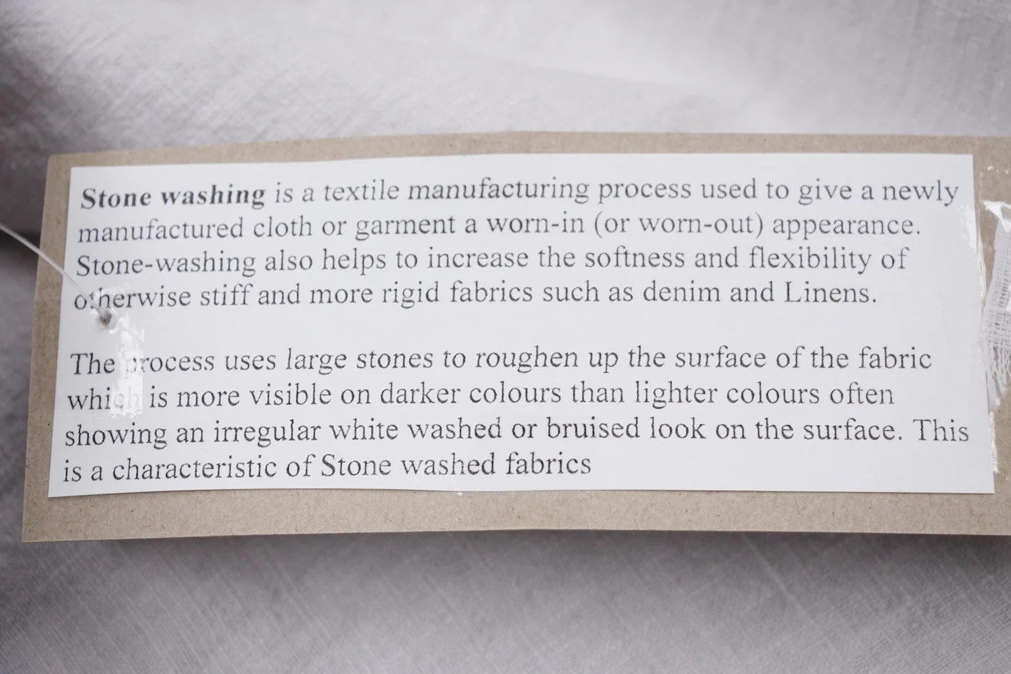 Chalk Pebble Washed Linen - Image 4