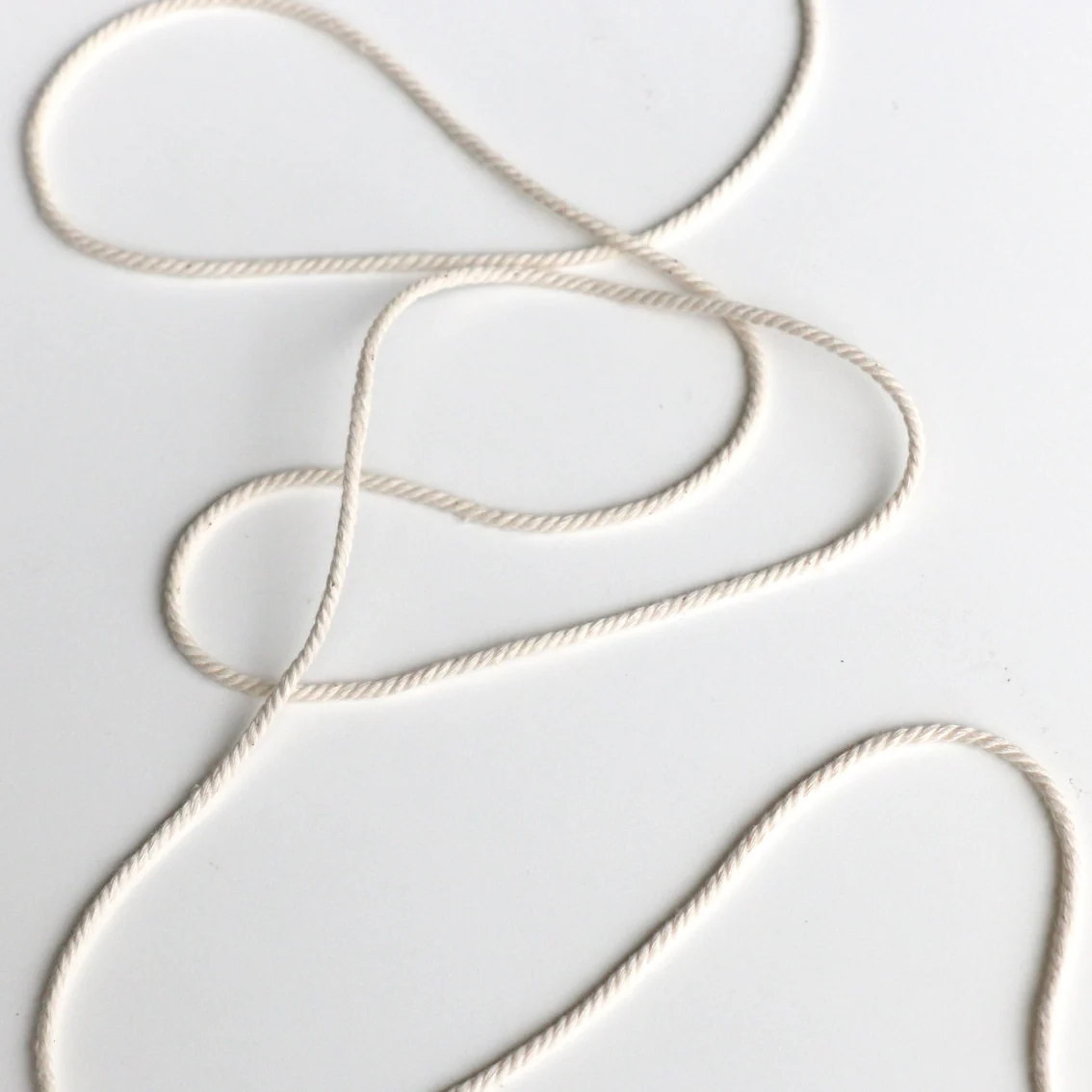 Cotton Piping Cord - Natural 3mm - Image 3