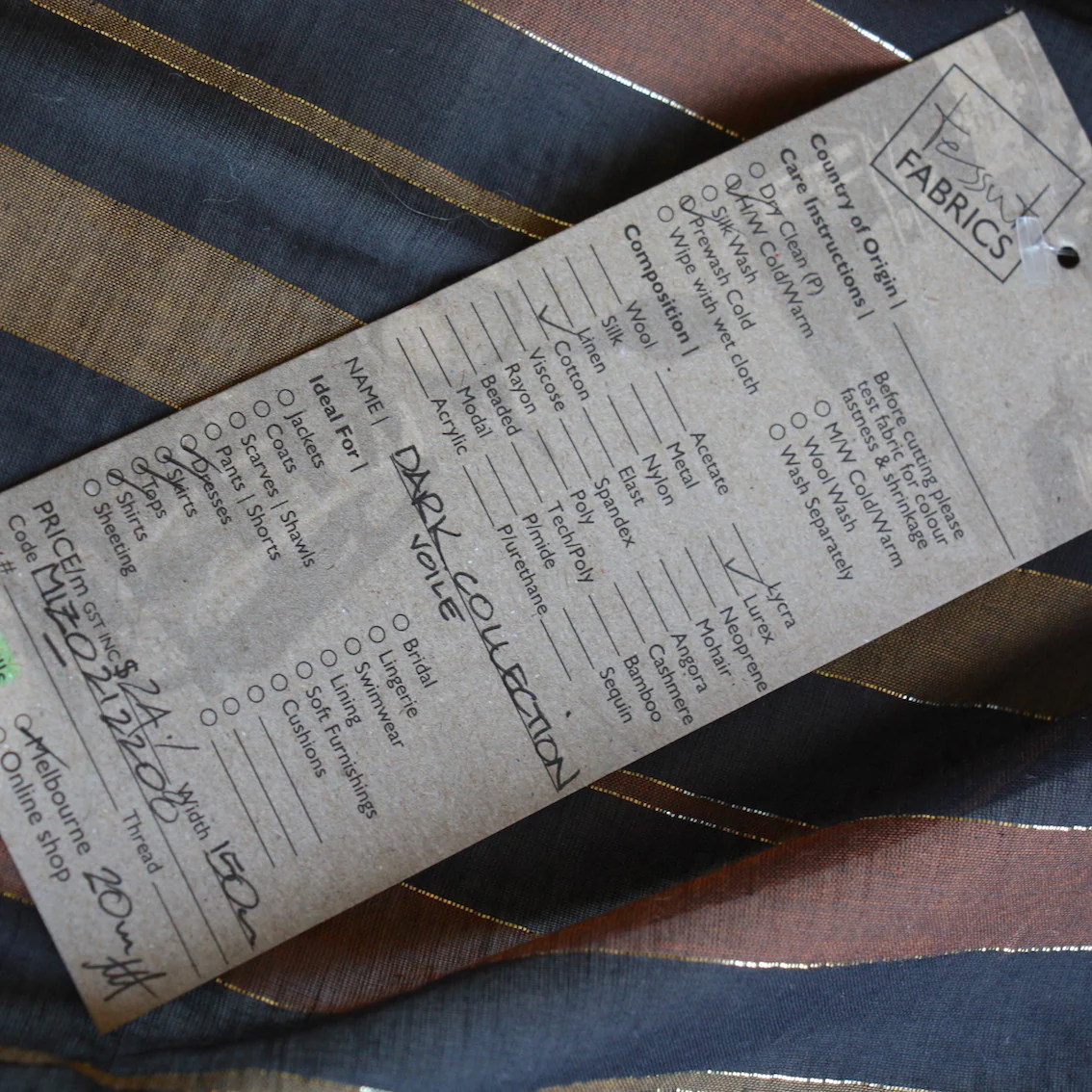 Dark Collection Voile - Image 4