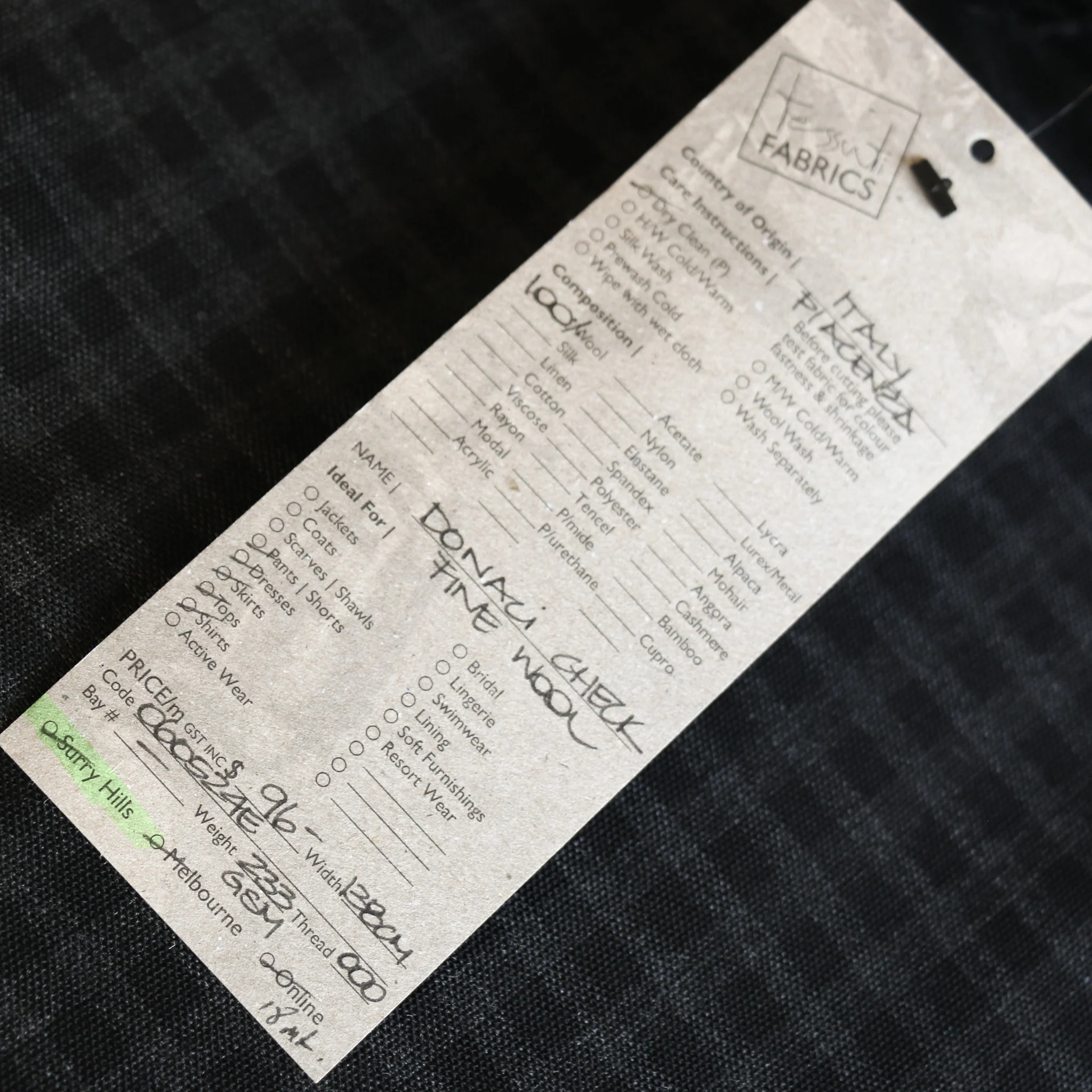 Donaci Check Fine Wool - Image 4