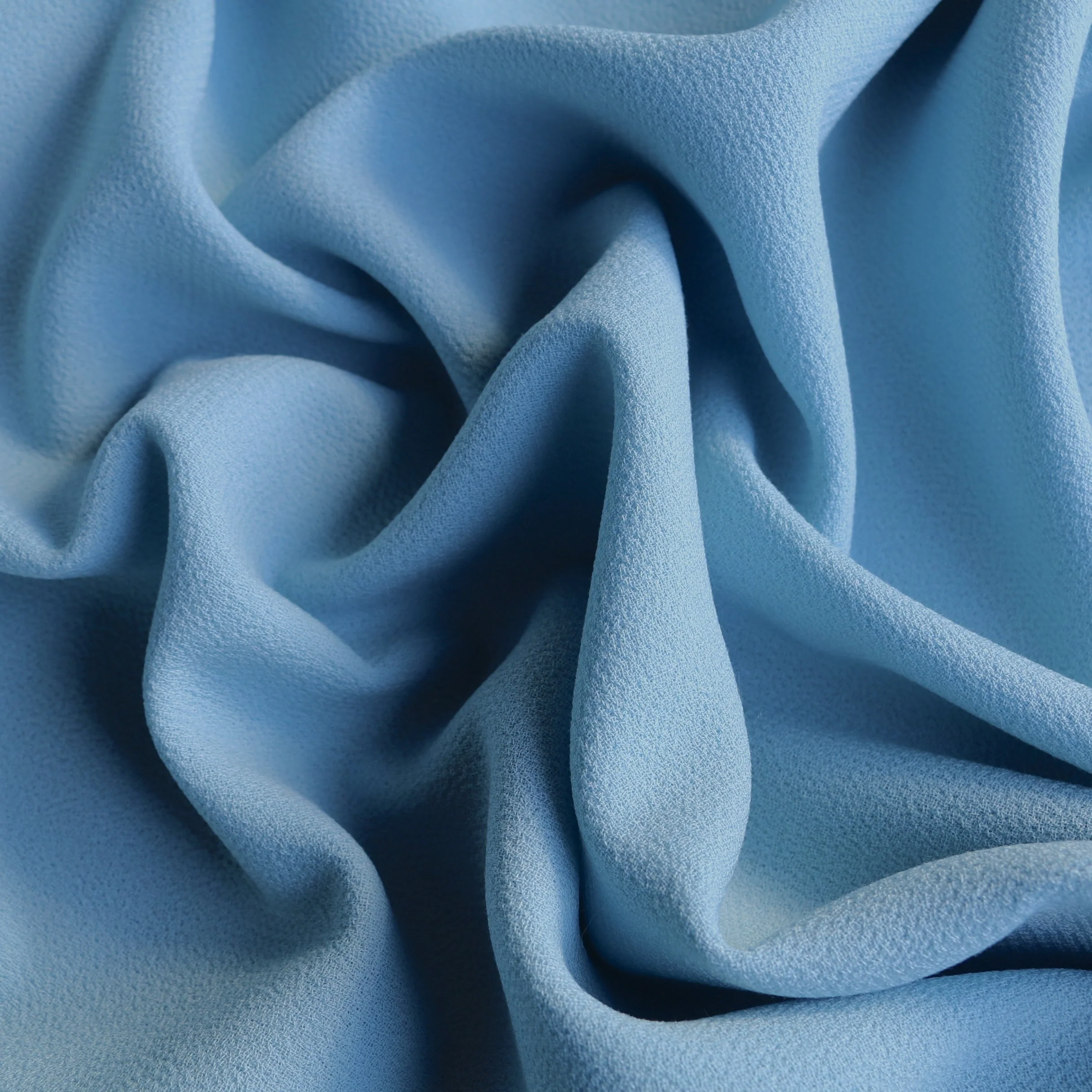 Doppio Crepe Sky Blue - Image 2