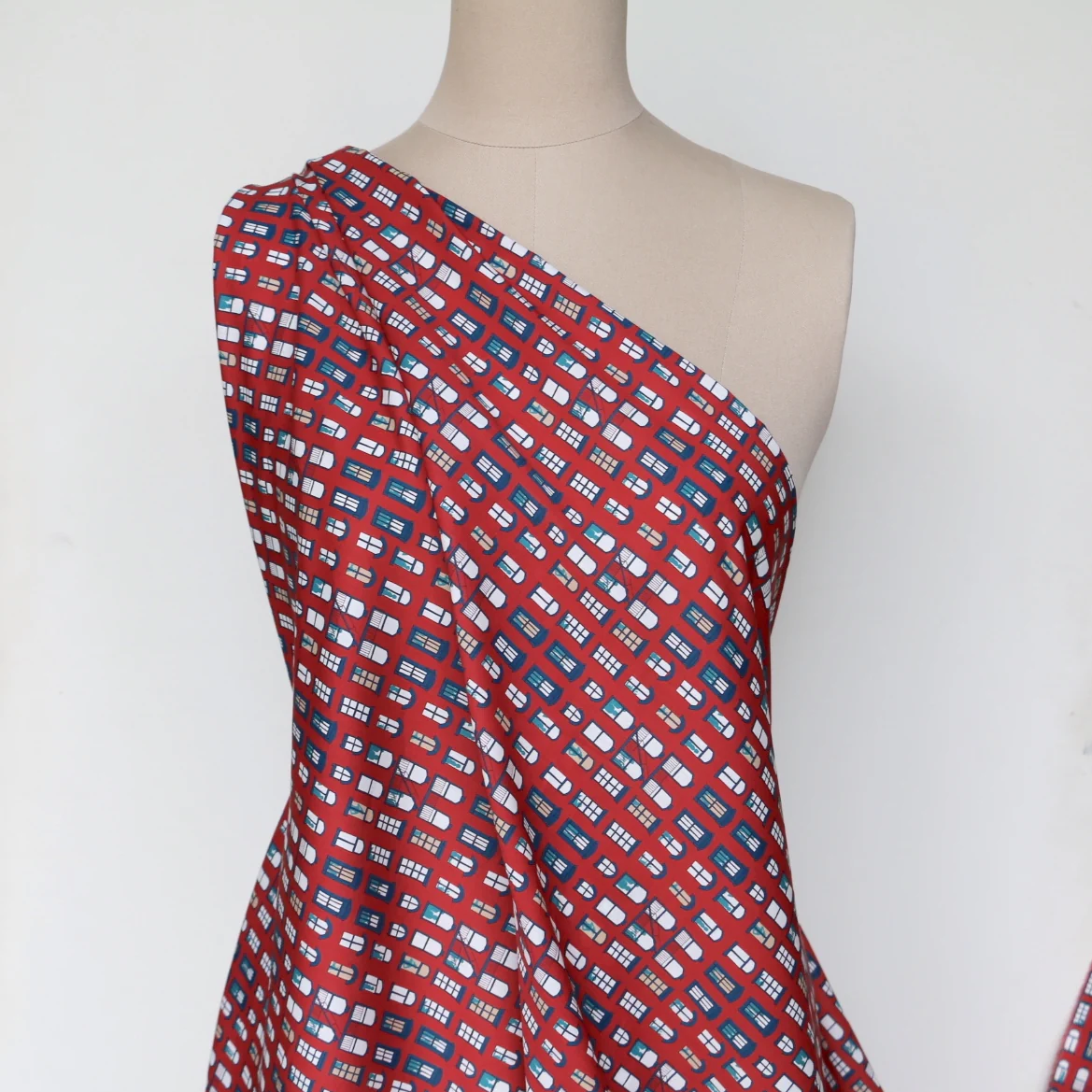 East Village Red - Liberty Tana Lawnâ„¢ - Image 5