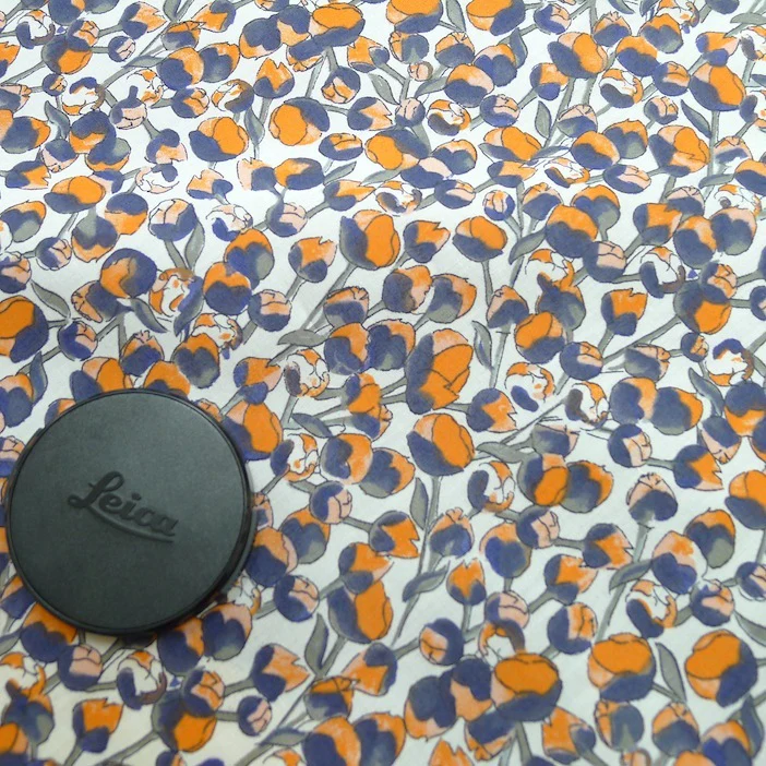 Eliza Tana Lawn Orange - Image 3