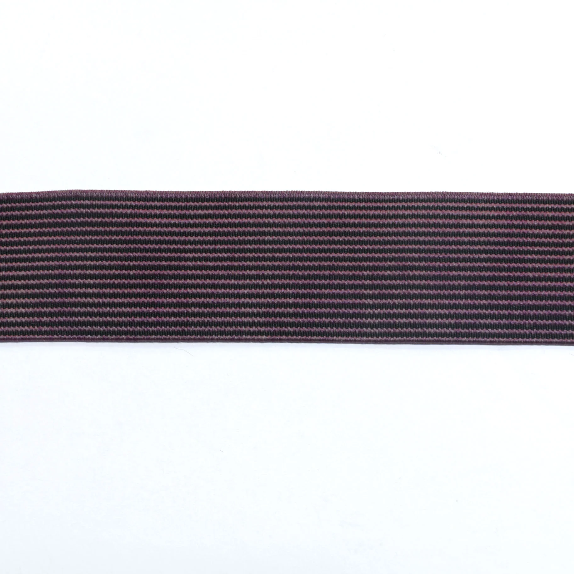 Fancy Elastic (40mm/1 1/2") - Melange Black/Purple - Image 2