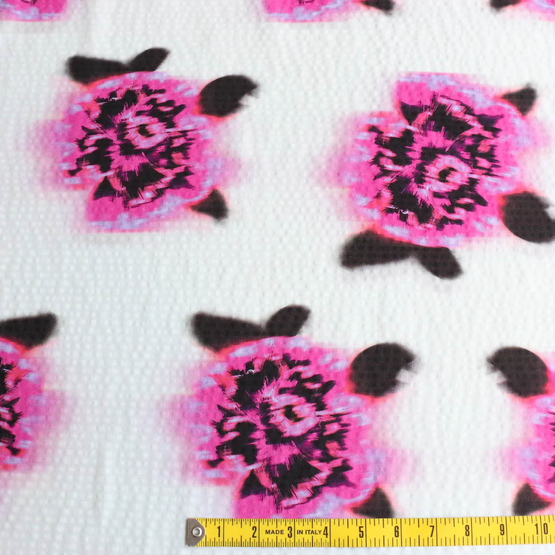 Fiori Nebbiosi Pink Seersucker Cotton - Image 3