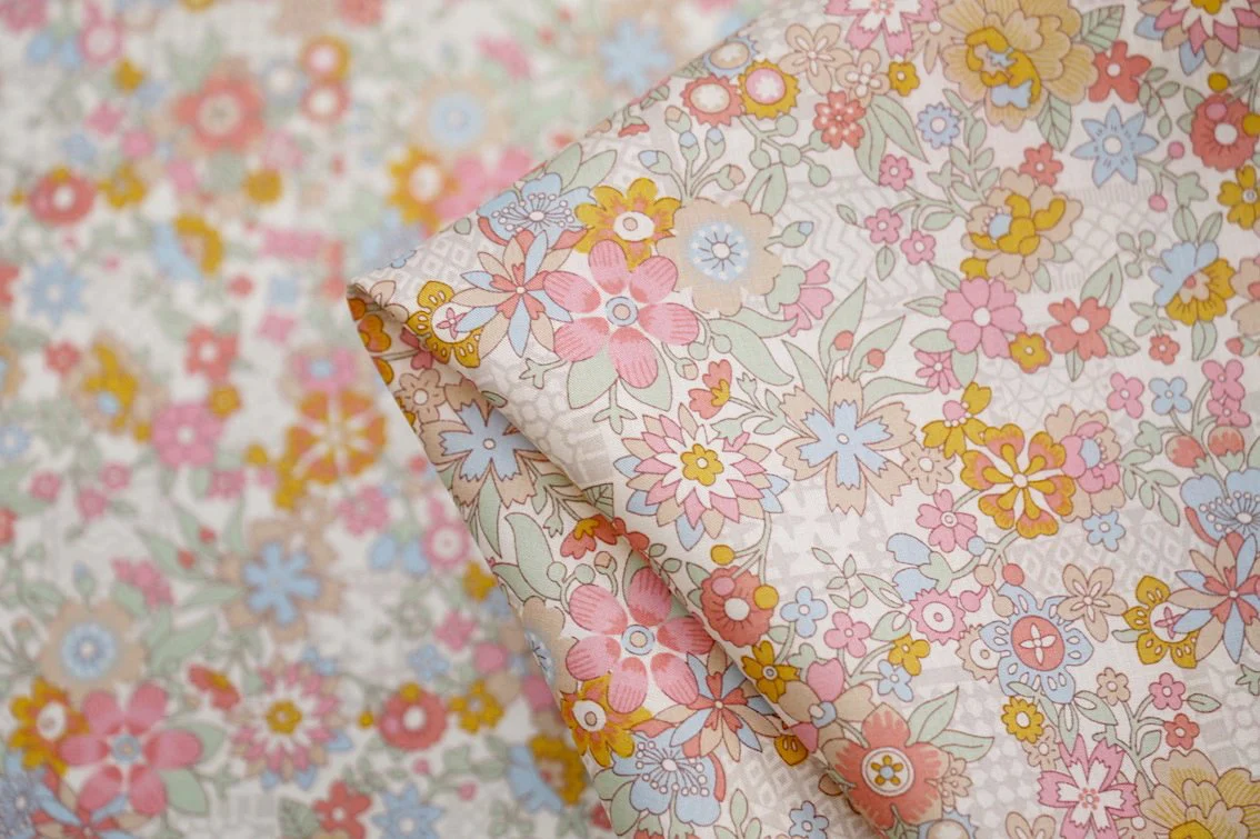 Floral Waltz Yellow/Green - Tana Lawn
