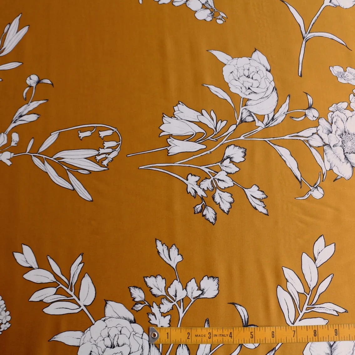 Flowers On Mustard - Image 3