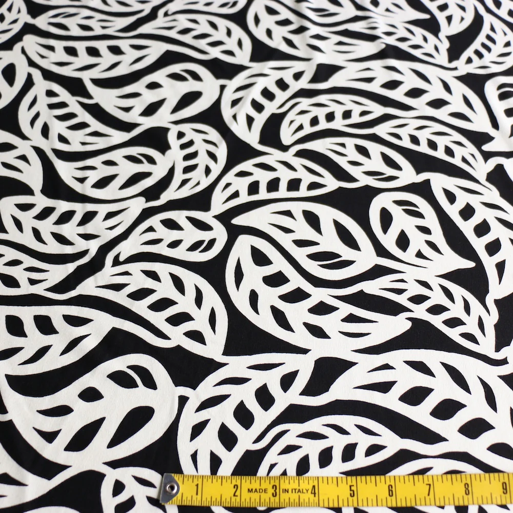 Foliage Nero/Cream Jersey - Image 3
