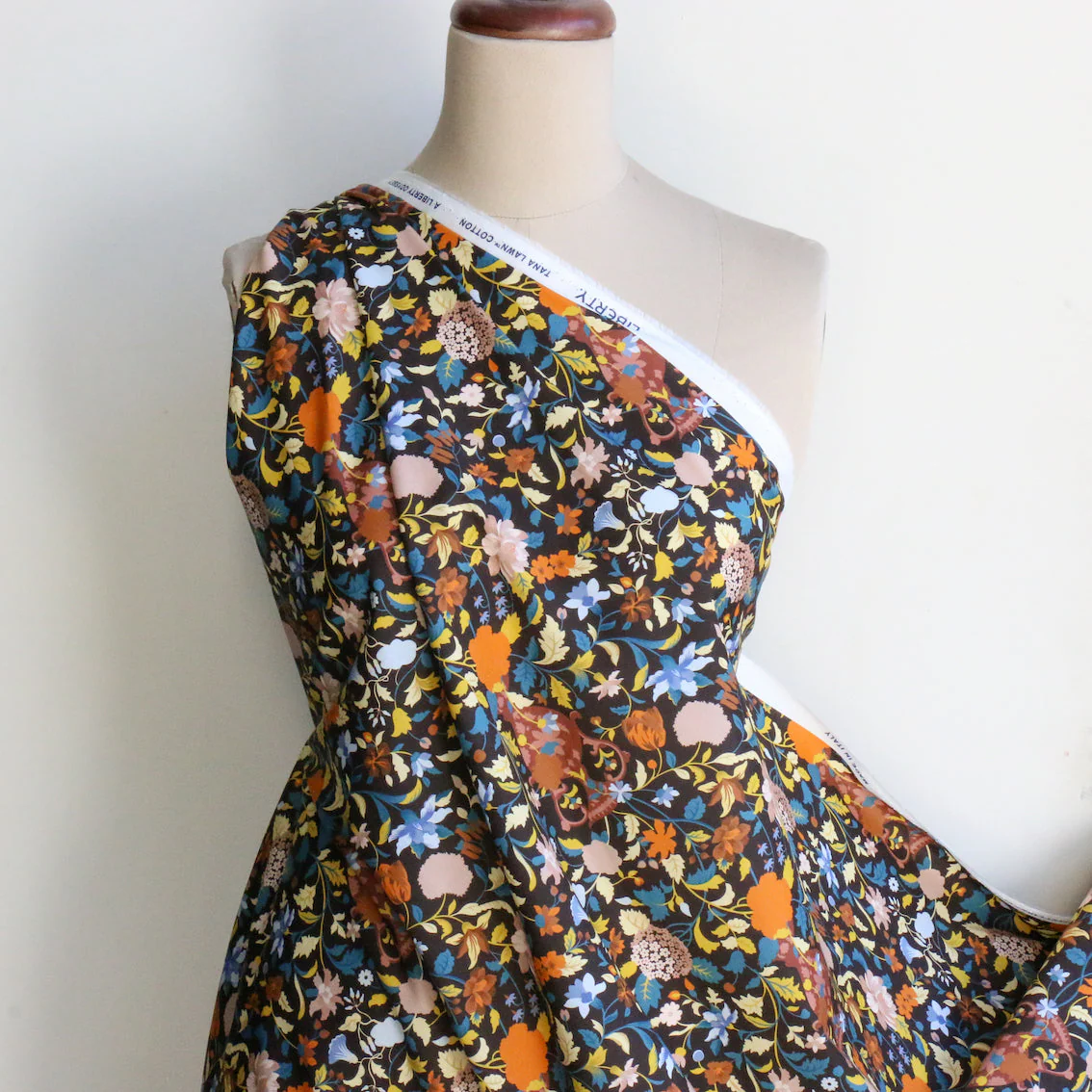 Garden Of Adonis Chocolate - Liberty Tana Lawn⢠- Image 4