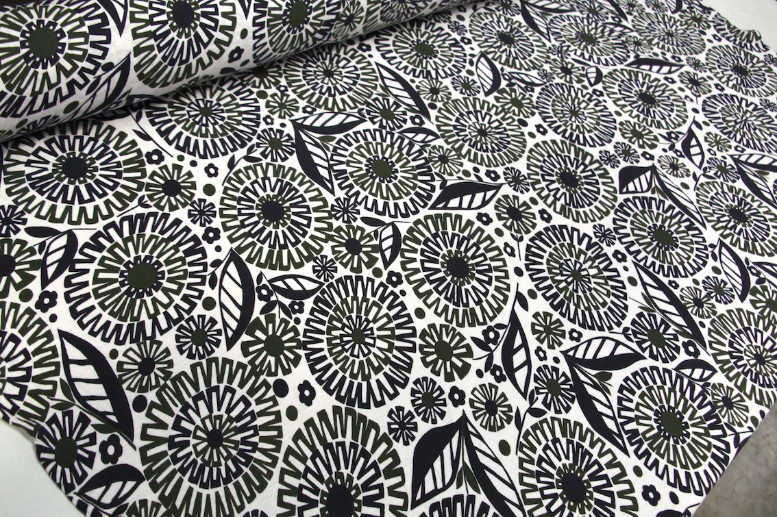 Garden Stencil Olive - Image 3
