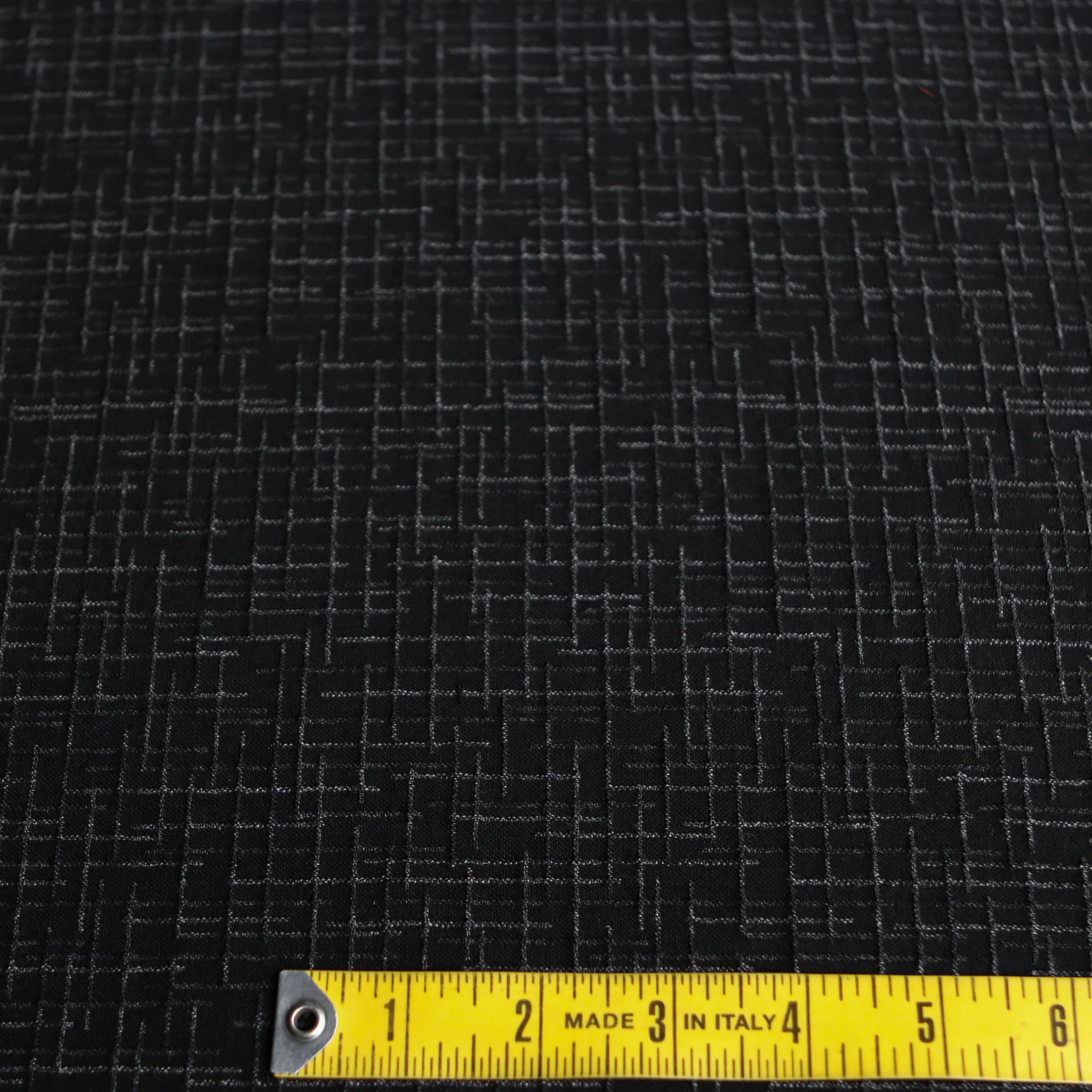 Grid & Check Jacquard Wool Stretch - Image 3