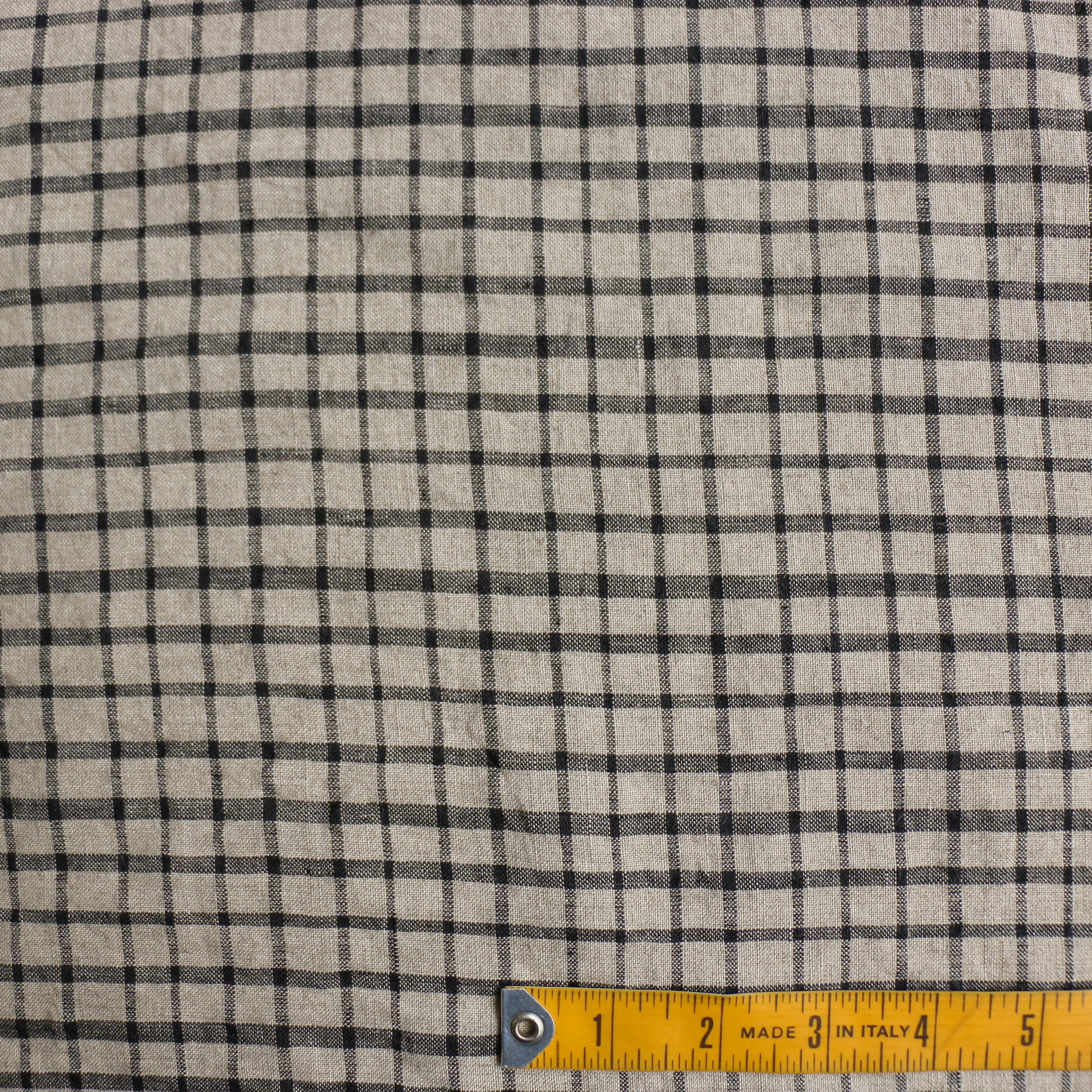 Griglia Black Check Linen - Image 3