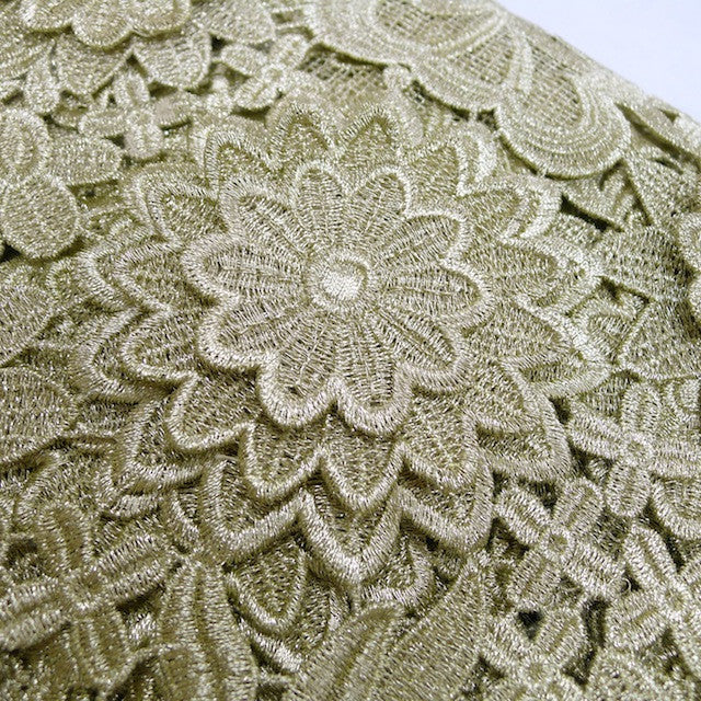 Silvia Guipure Lace Gold - Image 2