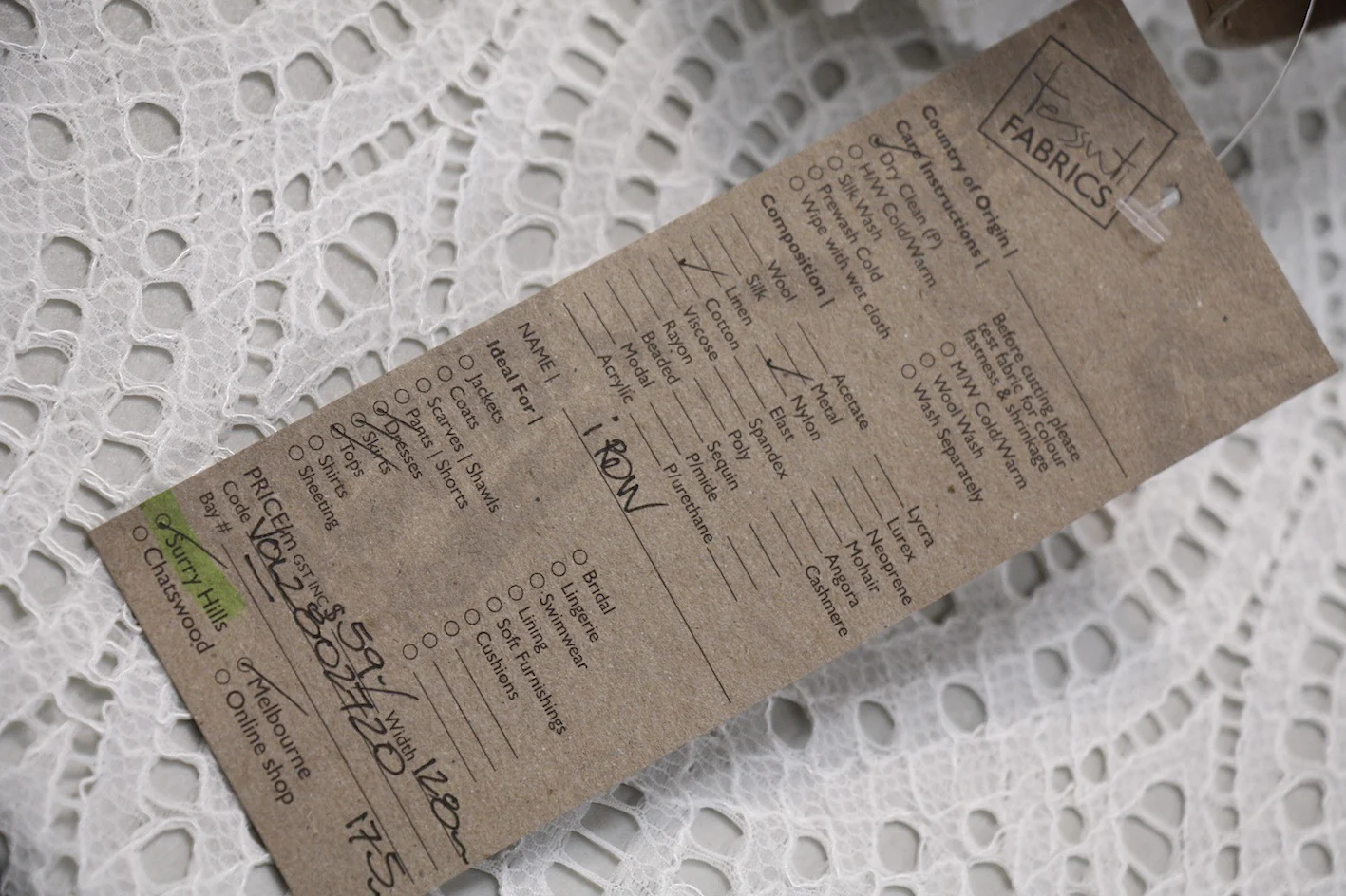 I Row - Lace - Image 3