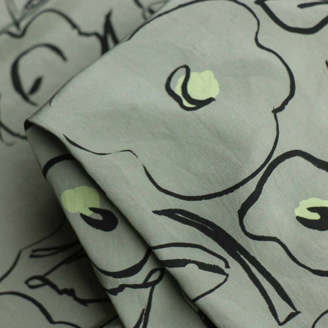 Ink Bloom Sage Viscose CDC
