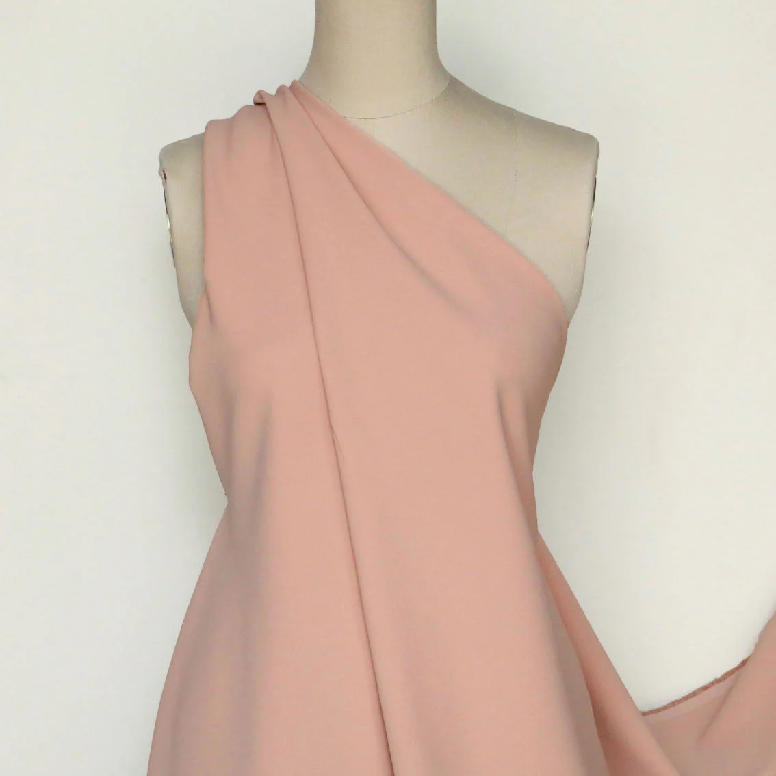 Juno Dusty Pink Stretch Crepe - Image 3