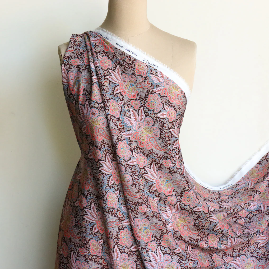 Kaleidoscopic Paisley Pink - Liberty Tana Lawn™ - Image 6