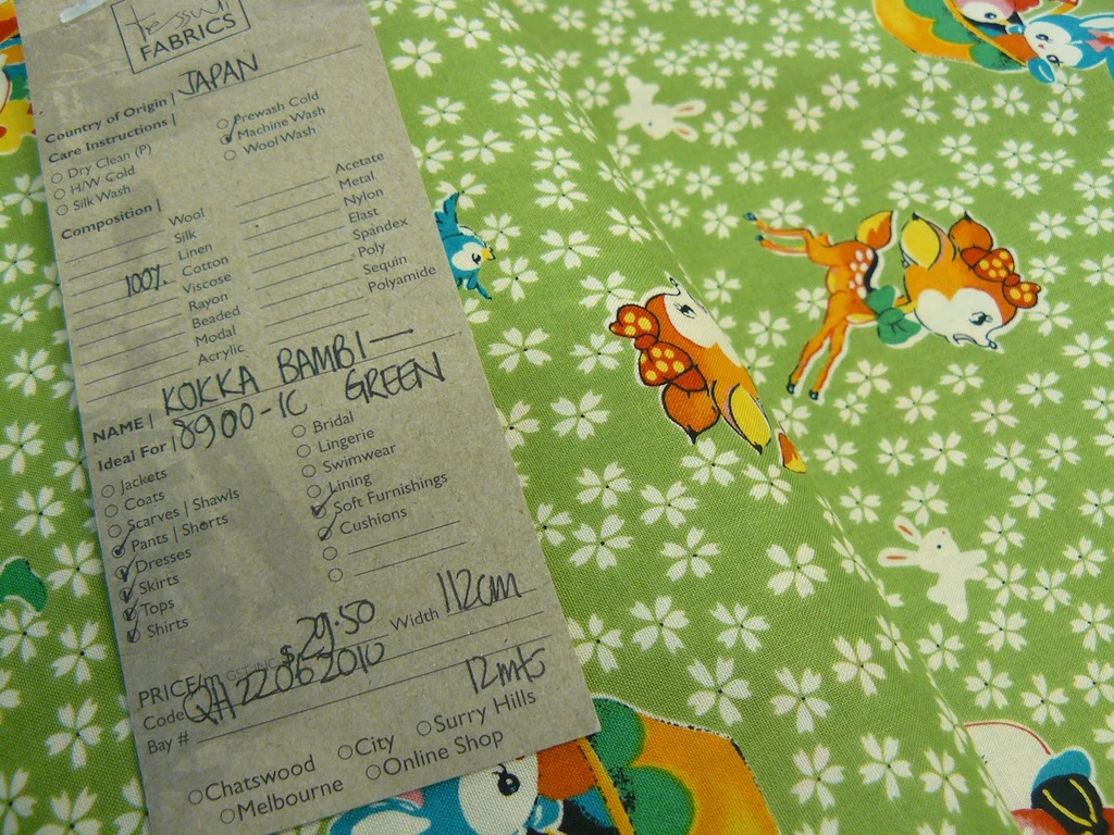 Kokka Bambi Green - Image 4