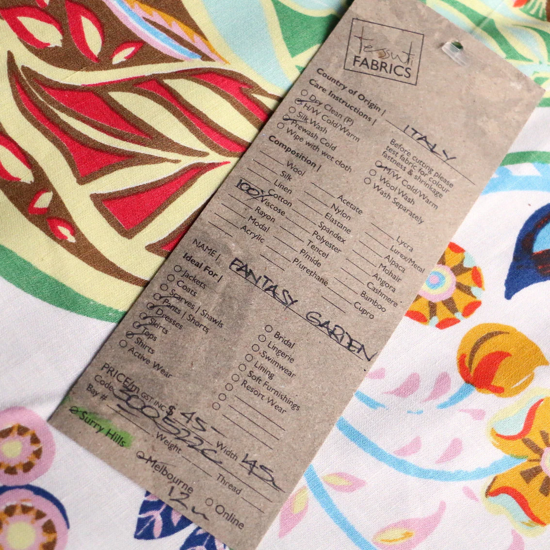 Last Chance of Fantasy Garden Viscose - Image 5