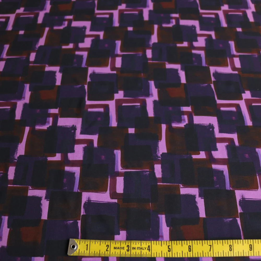 Lavia Squares Silk Crepe De Chine - Image 3