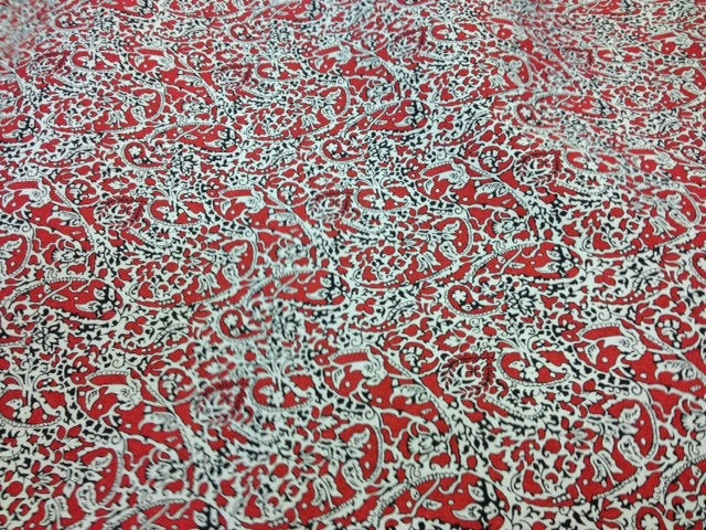 Liberty - Lagos Laurel Red Tana Lawn - Image 2