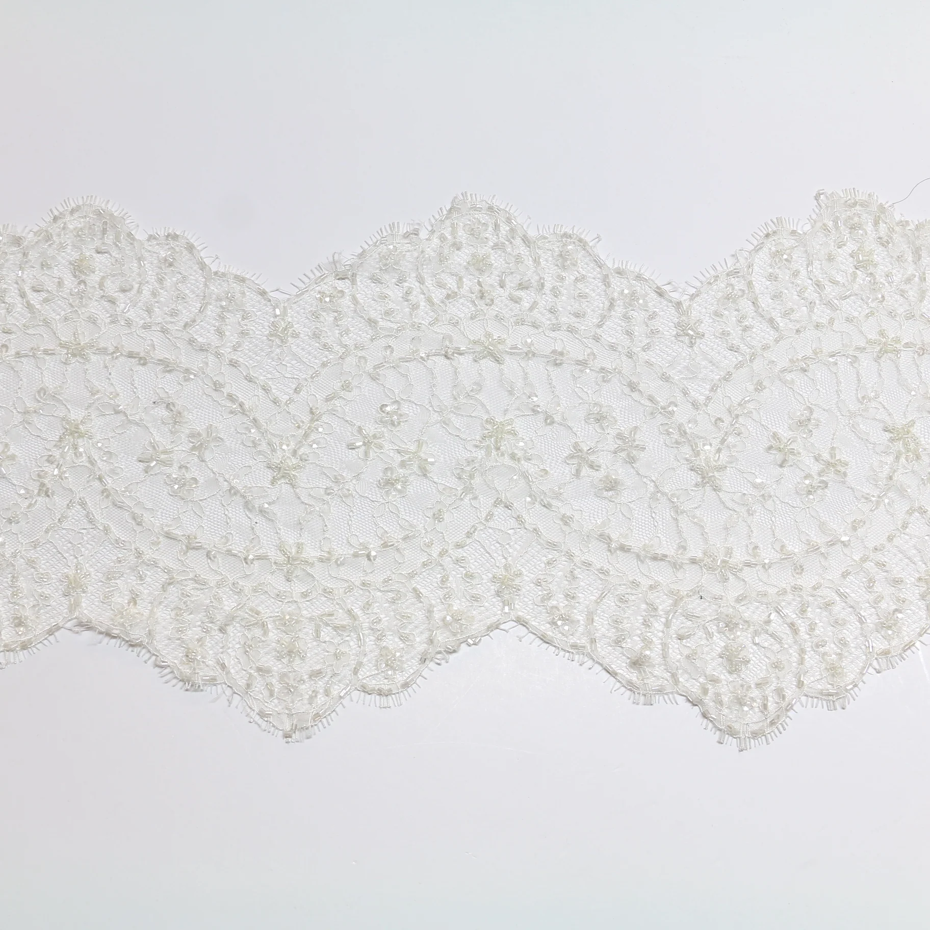 Lilly Beaded - Lace Trim - 23cm - Image 3